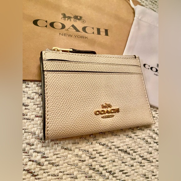 NWT! Coach Skinny ID leather case wallet with keychain + Gift wrap! - Picture 9 of 14